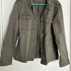 Olive Green Utility Jacket